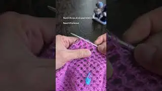 How to knit the Diamond Eyelet Lace pattern, joining seamlessly  in the Round