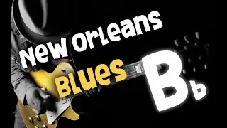 Blues Backing Track Jam - Ice B. - New Orleans blues  in Bb