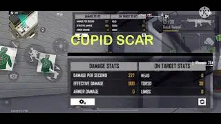 Cupid Scar rate of fire++ Vs Evo Scar level 3 + rate of fire shocking #alphagaming