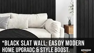 Art3d WPC Slat Wall Panels, 8-Pack 108 6 Inch 3D Wall Accents for Interior Wall Decor, Living Room