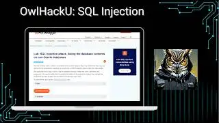 PortSwigger Academy - SQL injection attack, listing the database contents on non-Oracle databases