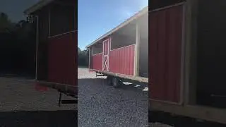 Minibarn Loaded For Delivery! #tennessee #minibarn #horse #shelter #shed #farmer #farm #ranch #barn