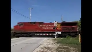 Amtrak and CP Through Oakwood