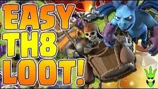 How to get Millions of Loot on TH8 | Best Farming Attack Strategy for TH8 | CLASH OF CLANS