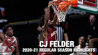 CJ Felder 2020-21 Regular Season Highlights | Boston College Forward