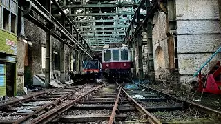 Exploring An Abandoned Train Depot With Trains Left Behind (Abandoned Places Uk)