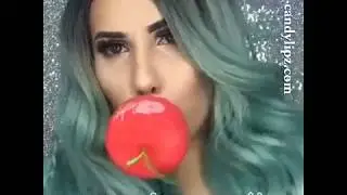 How to get plump lips naturally using the CandyLipz Red Apple