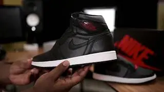 #satin #oghigh #jumpman #bred  FIRST LOOK: AIR JORDAN 1 OG HIGH SATIN 