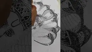 narsimha bhagwan, stippling method.......#narsimha #stribling #artwork #art #artist #artisanayush