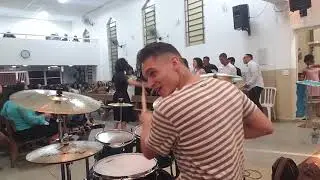 Math Rodrigues - Céu e Terra Se Encontram ( Drum Cam )