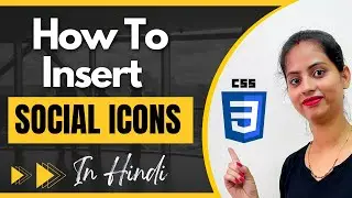 [Hindi] Responsive Social Media Icons in HTML & CSS - Web Development Tutorials - Skill Seekers