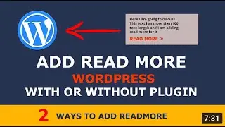 How to Add Read More in WordPress in 2020 || Wordpress Readmore Link