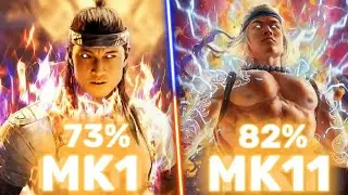 Liu Kang Mk11 vs Mk1 Combos | Lui Kang Combos