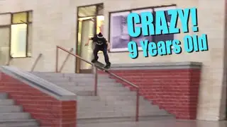 AMAZING 9 YEAR OLD SKATEBOARDER