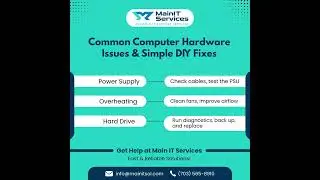 Common Computer Hardware Issues & Simple DIY Fixes