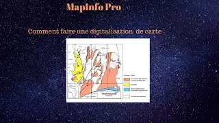comment faire une digitalisation sous mapinfo 1