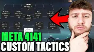 Best 4141 META Formation in FC 26! 🔥 Post-Patch Custom Tactics