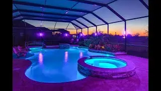 High Quality, Color Changing LED Lanai Lighting | Pool Cage Lighting