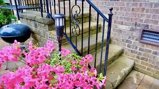 How to Fix a loose stone, on exterior staircase