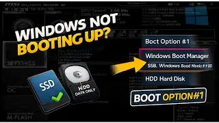 Windows Not Booting  Fix Boot Option #1 on MSI B450M-A PRO MAX II (2026)