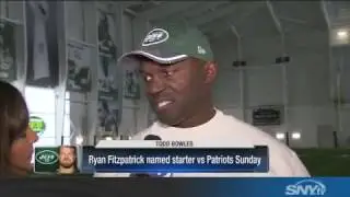 Todd Bowles explains Jets QB choice of Ryan Fitzpatrick