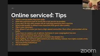 Tips for Hosting Online Church Services