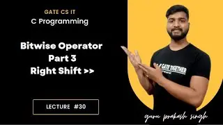Right shift operator tricks and concept | C programming GATE