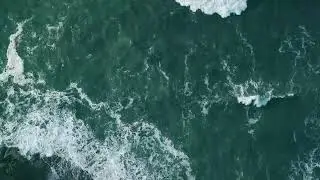 Peaceful Ambient Study Music 🌊 Ocean Wave Video for Productivity