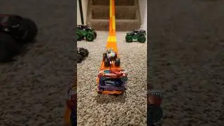 Epic MAX-D Monster Truck SLOW MOTION Crash! 🏎️💥