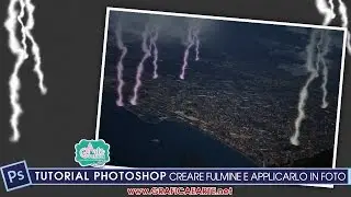CREARE FULMINI e applicarli in foto -Tut. Photoshop 124