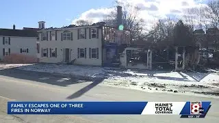 Norway family left homeless following house fire