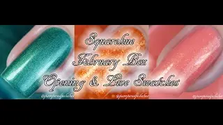 Squarehue February Sub Box | Live Swatches