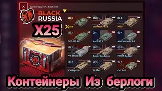 🎁 Контейнеры Из берлоги BLACK RUSSIA | Let's play Tanks Blitz
