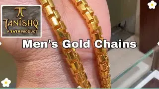 Tanishq mens gold chain designs with Price/gents gold chain/wide chain designs/deeya