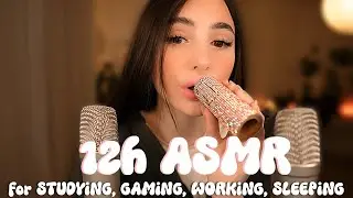 12h ASMR wet Mouth Sounds 👄 with a Glamour Role ✨ for studying, gaming, sleeping & working