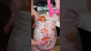 Сливочная клубничная агуа фреска де орчата с клубникой! 100 градусов жары 🥵, это обязательно #шорты