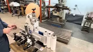 Accurate Wraparound Can Labeling Machine , Automatic Can Labeler with Aerosol Cans
