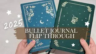✨🍃🌲2025 BULLET JOURNAL FLIP THROUGH | review of the full year 
