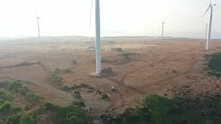 Devgad Windmill Through Drone