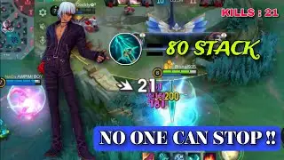 21 KILLS + LEGENDRY !! UNSTIOPBLE GUSION IMMORTAL BUILD GAMEPLAY 2024 | GUSION K' SKIN | MLBB