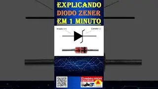 Explicando o DIODO ZENER  em 1 minuto. #eletr&ocirc;nica #dicas #dicasincriveis #cursos #zener #diodo