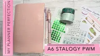 A6 Stalogy No Sticker Kit Plan With Me | My Planner Perfection