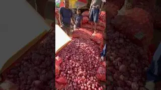 Whole sale Rate Onion 🧅 Market Malakpet Hyderabad | Mirchi wholesale rate Today | Sandeep