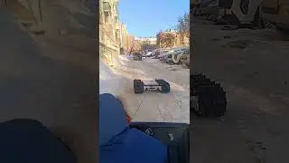 Гусеничный дрон ГД 1  тест