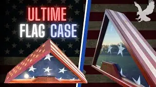 Ultimate Stars and Stripes Flag Case |  CNC Inlaid Stars