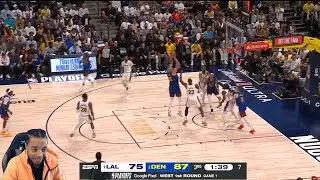 FlightReacts To #2 NUGGETS at #7 LAKERS | FULL GAME 1 HIGHLIGHTS | April 20, 2024!