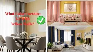 Какие шторы подойдут к желтым стенам? | Идеи декора желтых стен