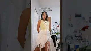 sewing a tank top from scratch! no pattern 😰  #fashion #sewing #fashion #thriftflip #diy #ootd
