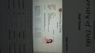 DU sol Final Year Admit Card BA program 2023