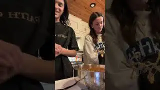Cooking with anna Madelyn and Jordan 